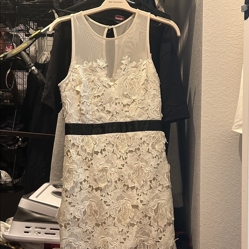 Elegant White Lace Dress
